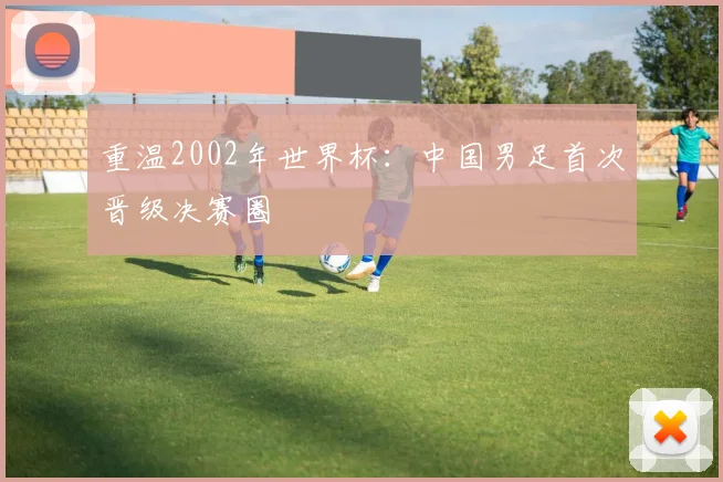 重温2002年世界杯:中国男足首次晋级决赛圈